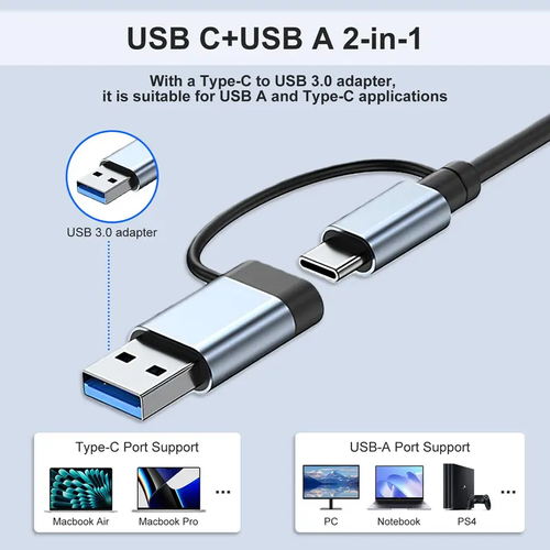 USB C Hub 5 in 1 Multiport Adapter