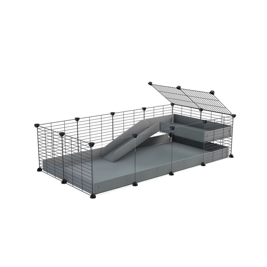 Cavy Cage Loft 4x2 avec plexiglass