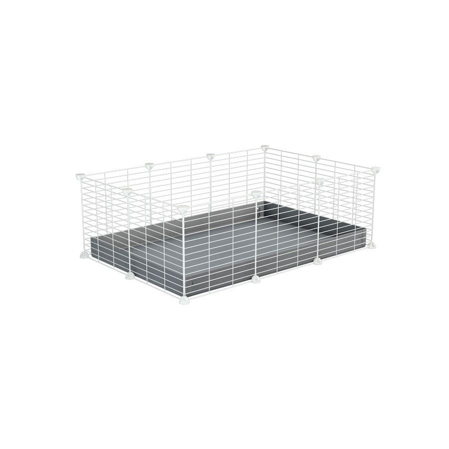 Cavy Cage Blanche 3x2 pour cochons d'inde - Petit prix