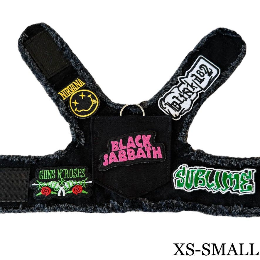 Black Denim Harness - BLACK SABBATH