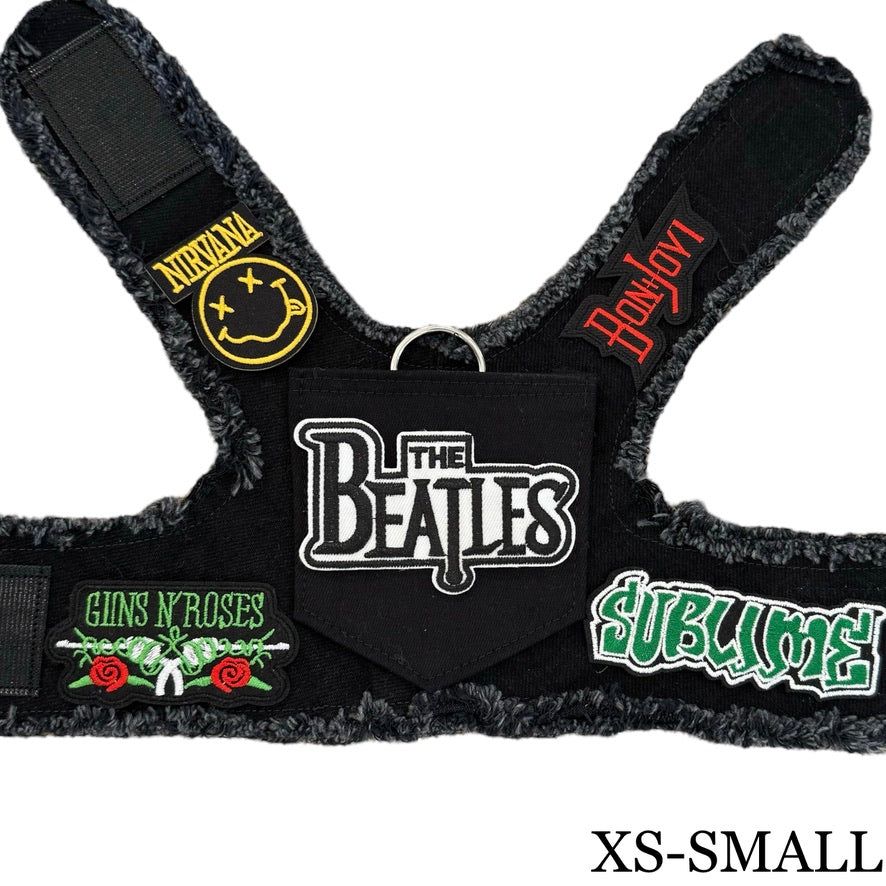 Black Denim Harness - BEATLES