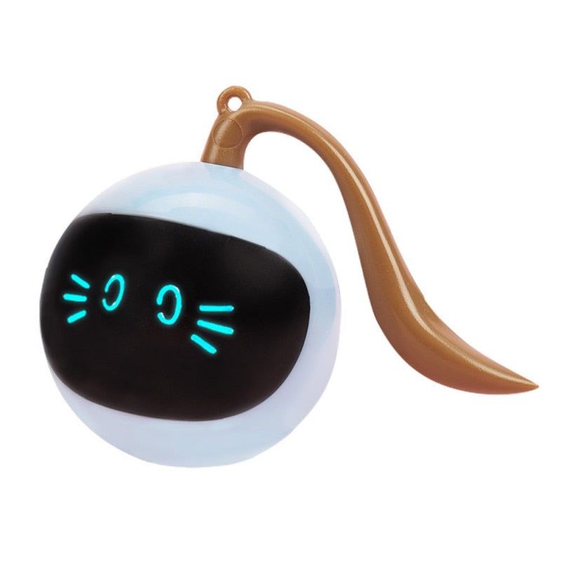 Automatic Smart Cat USB Interactive Electric Jumping Ball Self Rotating