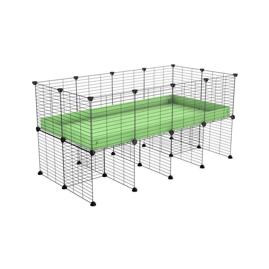 Kavee - 4x2 C and C Cage for Guinea Pigs with Stand | Kavee C&C Cages USA Without lid