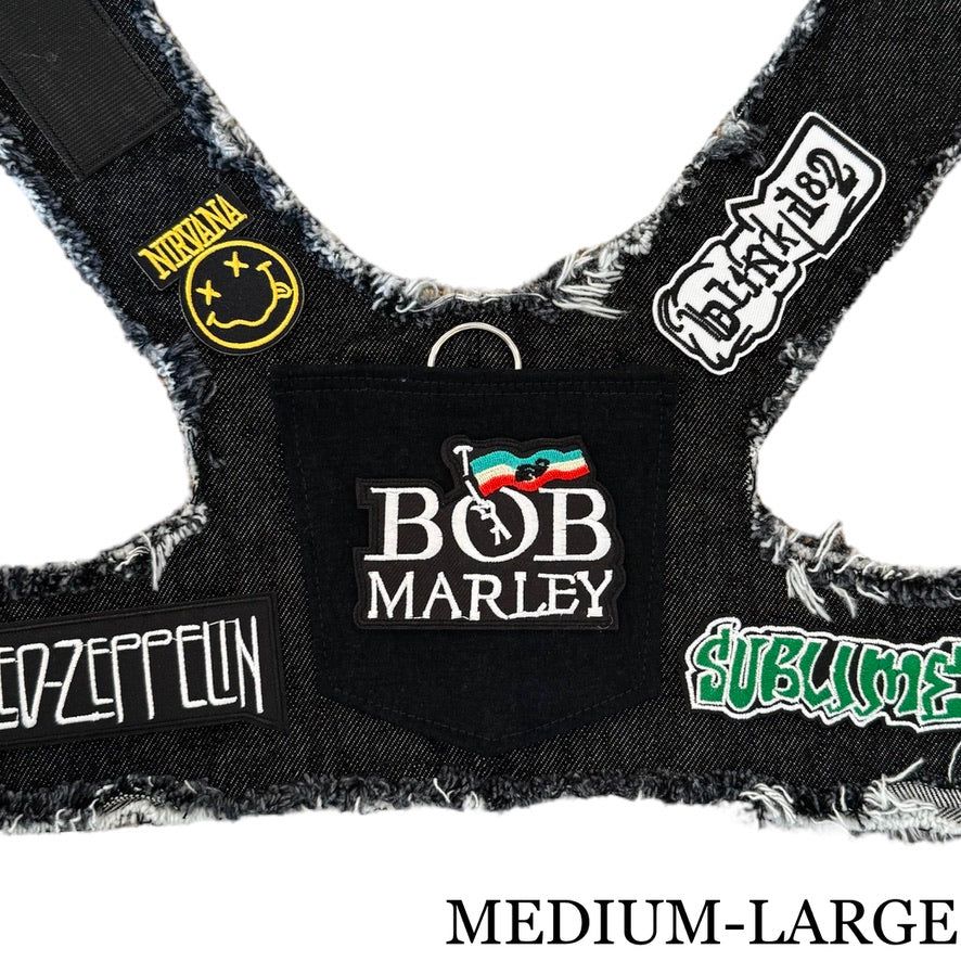 Black Denim Harness - BOB MARLEY