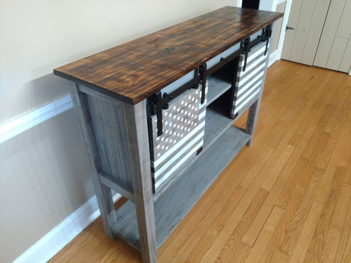 Custom entryway table