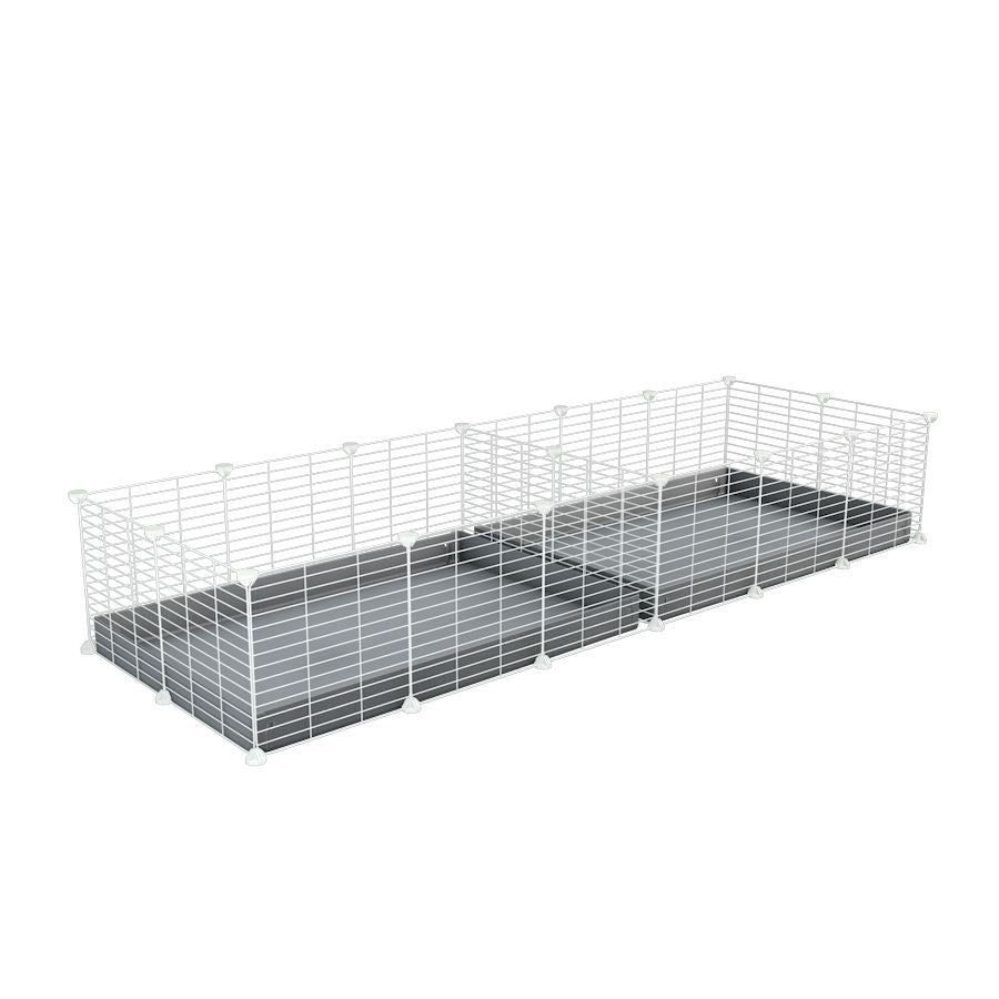 Cavy cage blanche 6x2 avec separation