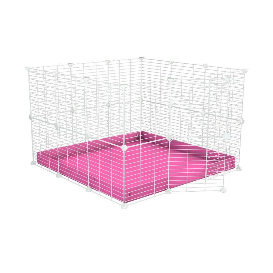 Cavy cage Blanche pour lapins 3x3