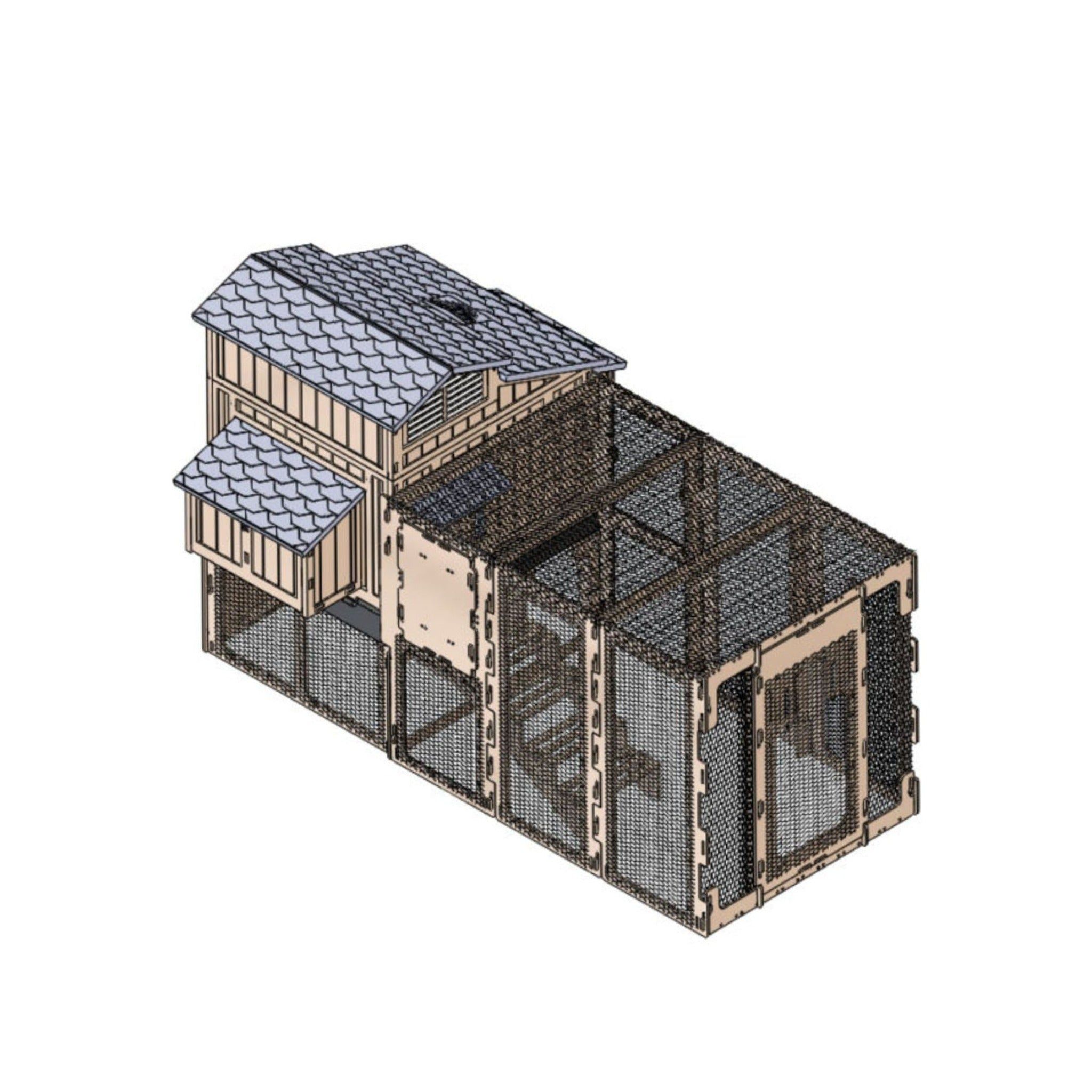 Large Coop Run (Large Chicken Coop, Stand and Stairs Sold Separately) Formex | Hatching Time