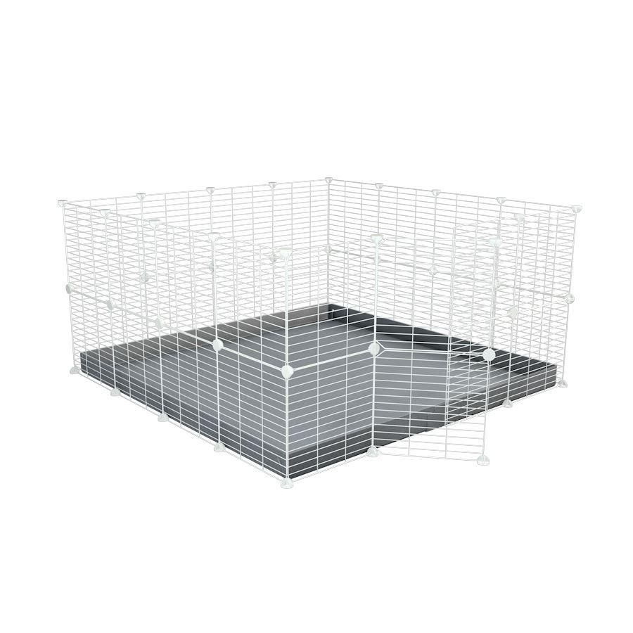 Cavy cage Blanche pour lapins 4x4