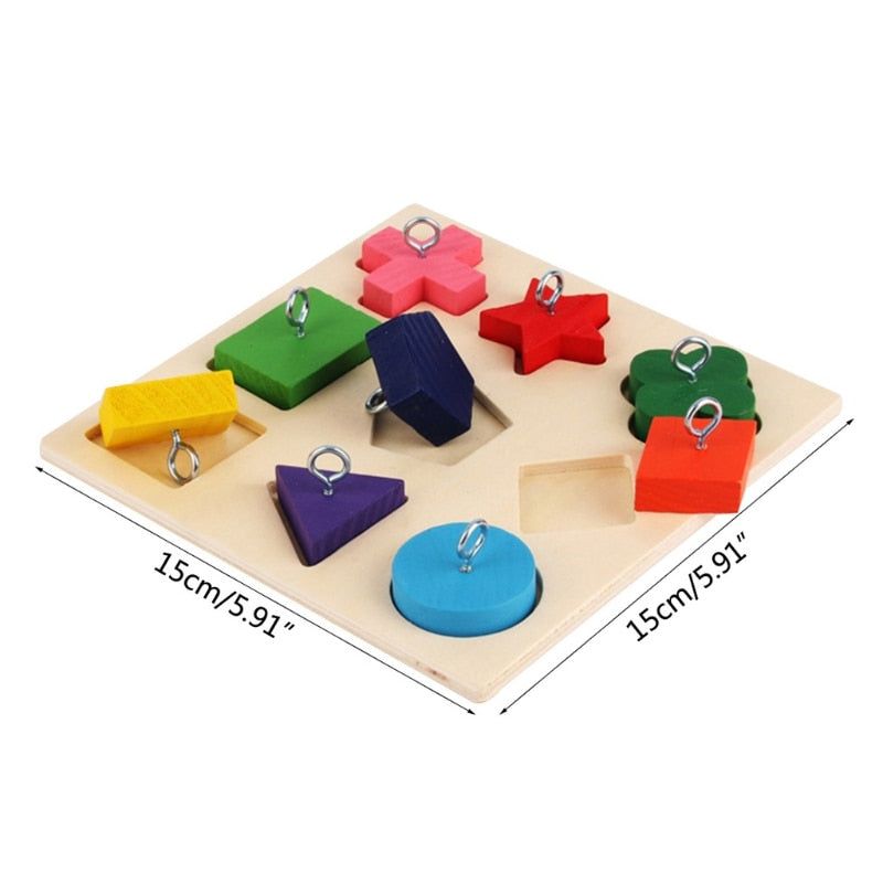 Bird Parrot Training Toys Set Include Wooden Block Puzzle Toy Basketball hoop Stacking Rings Skateboard Nuts and Bolts Toy (5 to 9 pcs option sets)