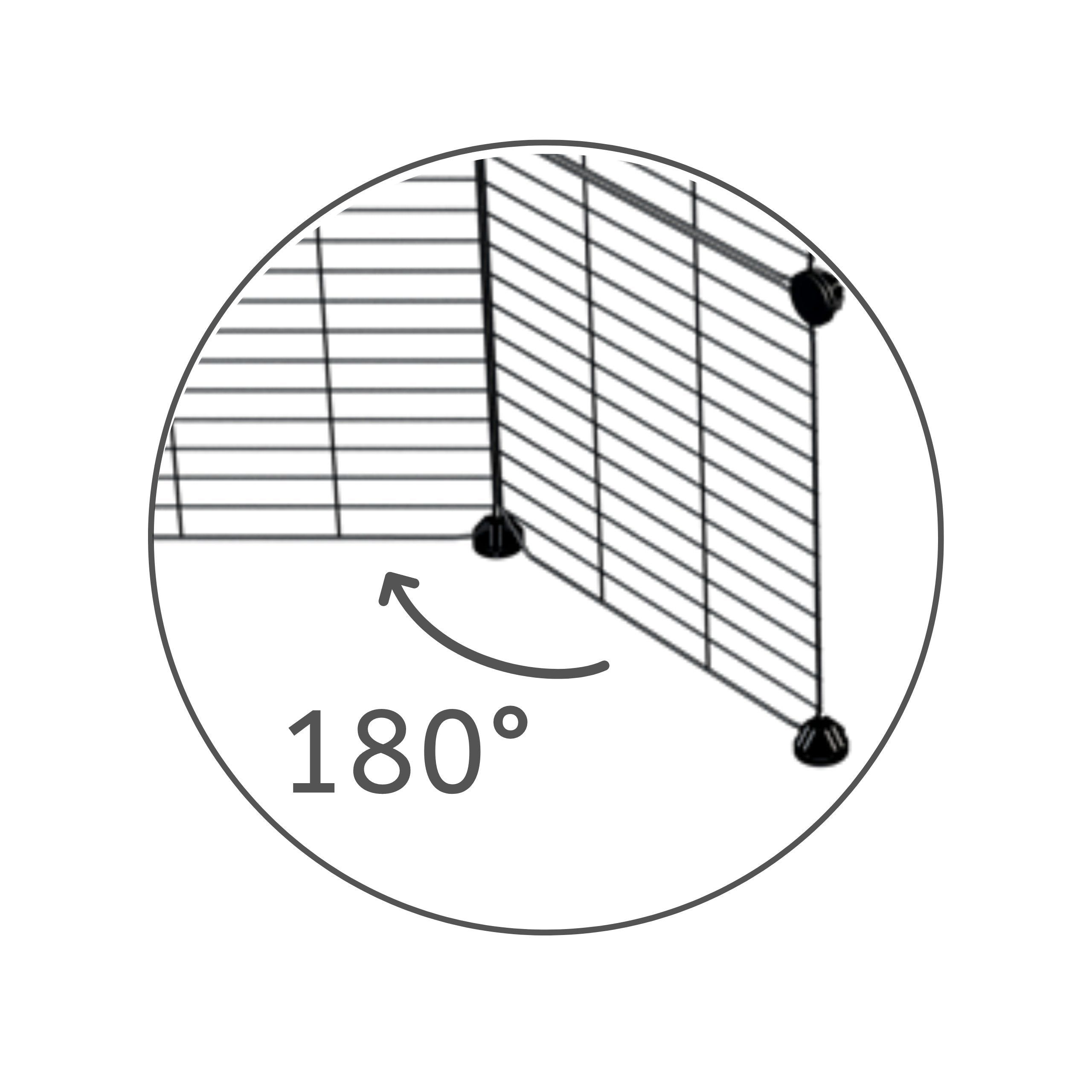 Enclos extérieur double hauteur – Carré