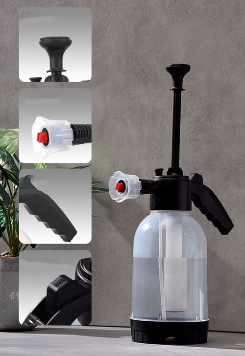 Manual Air Pressure Fan-Shaped Foam Spray Can Acid and Alkali Resistant Bottle With Nozzle for Car Washing Tools