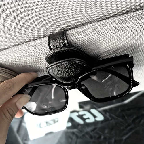 1pc Universal Car Sun Visor Glasses Clip, Auto Eyeglasses Holder, Vehicle Interior Accessories