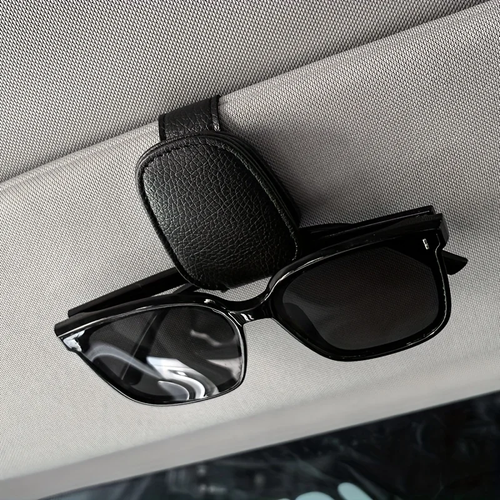 1pc Universal Car Sun Visor Glasses Clip, Auto Eyeglasses Holder, Vehicle Interior Accessories