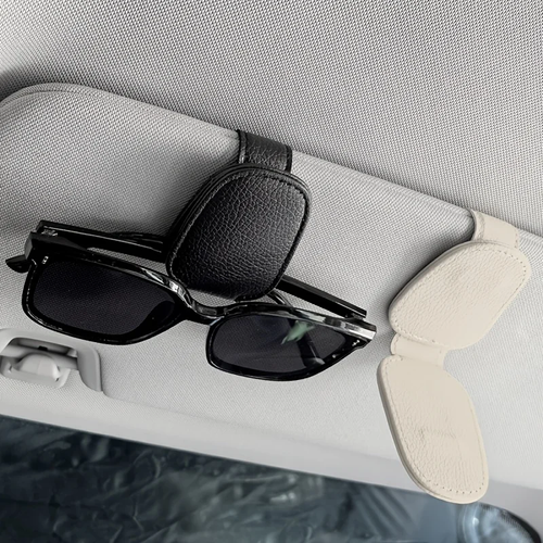 1pc Universal Car Sun Visor Glasses Clip, Auto Eyeglasses Holder, Vehicle Interior Accessories