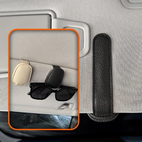 1pc Universal Car Sun Visor Glasses Clip, Auto Eyeglasses Holder, Vehicle Interior Accessories