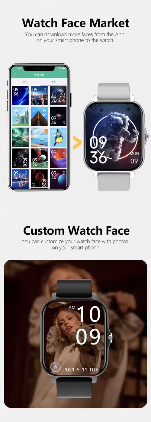 New Arrival Luxury Fitness Sports Smartwatch High Quality Ultra-Thin L13 Waterproof Android Square Magnetic Fashionable Y13