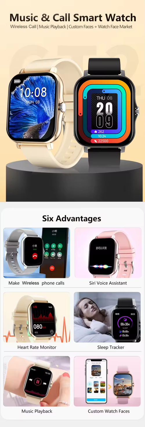 New Arrival Luxury Fitness Sports Smartwatch High Quality Ultra-Thin L13 Waterproof Android Square Magnetic Fashionable Y13