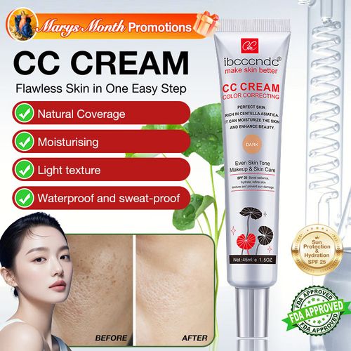 CC Cream Whitening - Natural Glow - Spot Removal - UV Protection