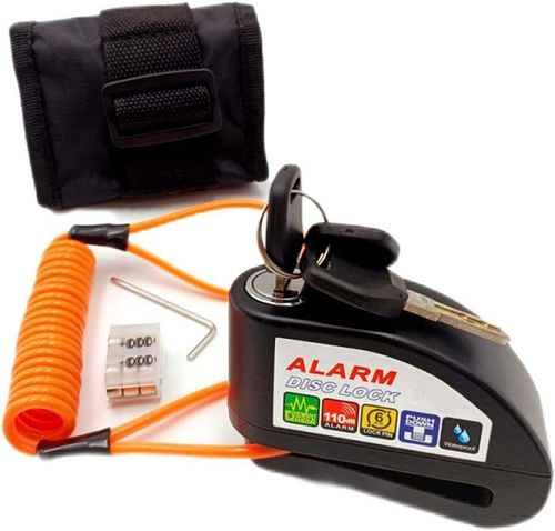 High security smart motorcycle waterproof alarm disc brake locks