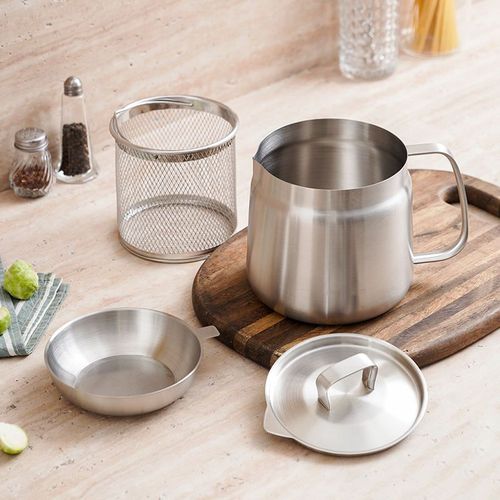 🍳🔥 2L Multifunctional oil frying kettle set of four 🍟✨