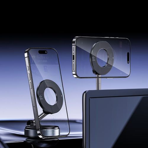 360 Rotating Vacuum Magnetic Attachment Mobile Phone Holder