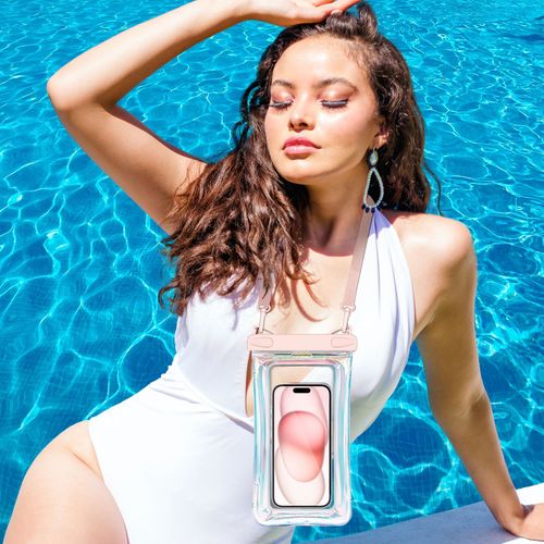 Transparent Colourful Floating Waterproof Phone Pouch