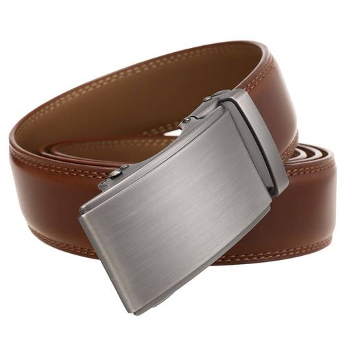 Men's Cowhide Automatic Buckle Belt