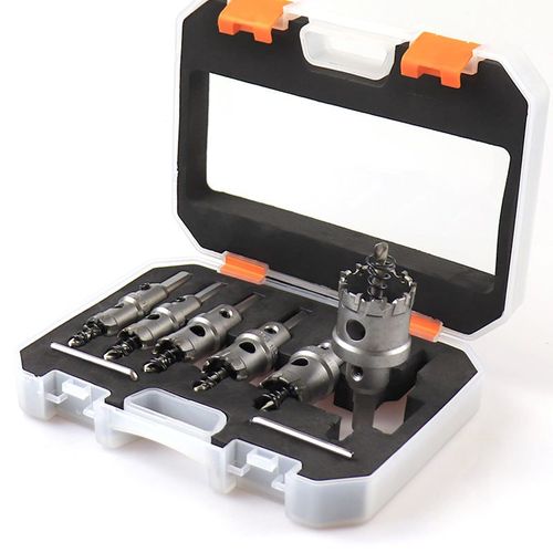 6 Piece Carbide Tipped Drill Hole Saw Set