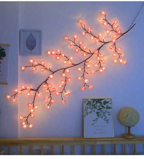1.8m Cherry Blossom Led Vine Wall Light