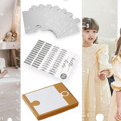 Children's Wall Growth Chart Mirror