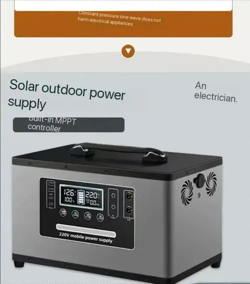 🔥🔥🔥Solar panel charging outdoor power supply