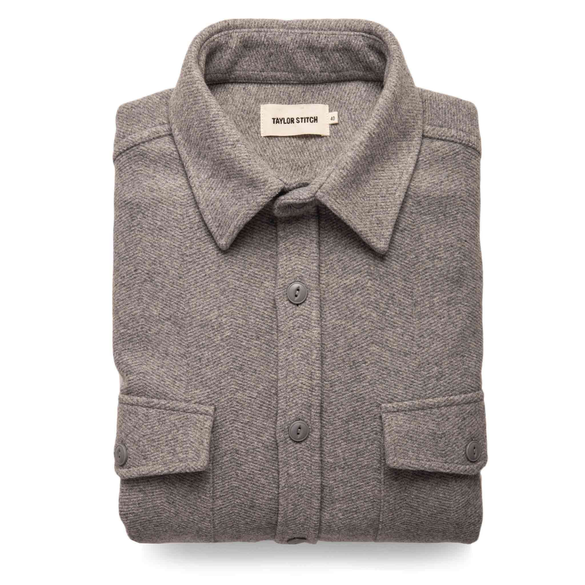 Vcvws Maritime Shirt Jacket in Heather Ash Wave