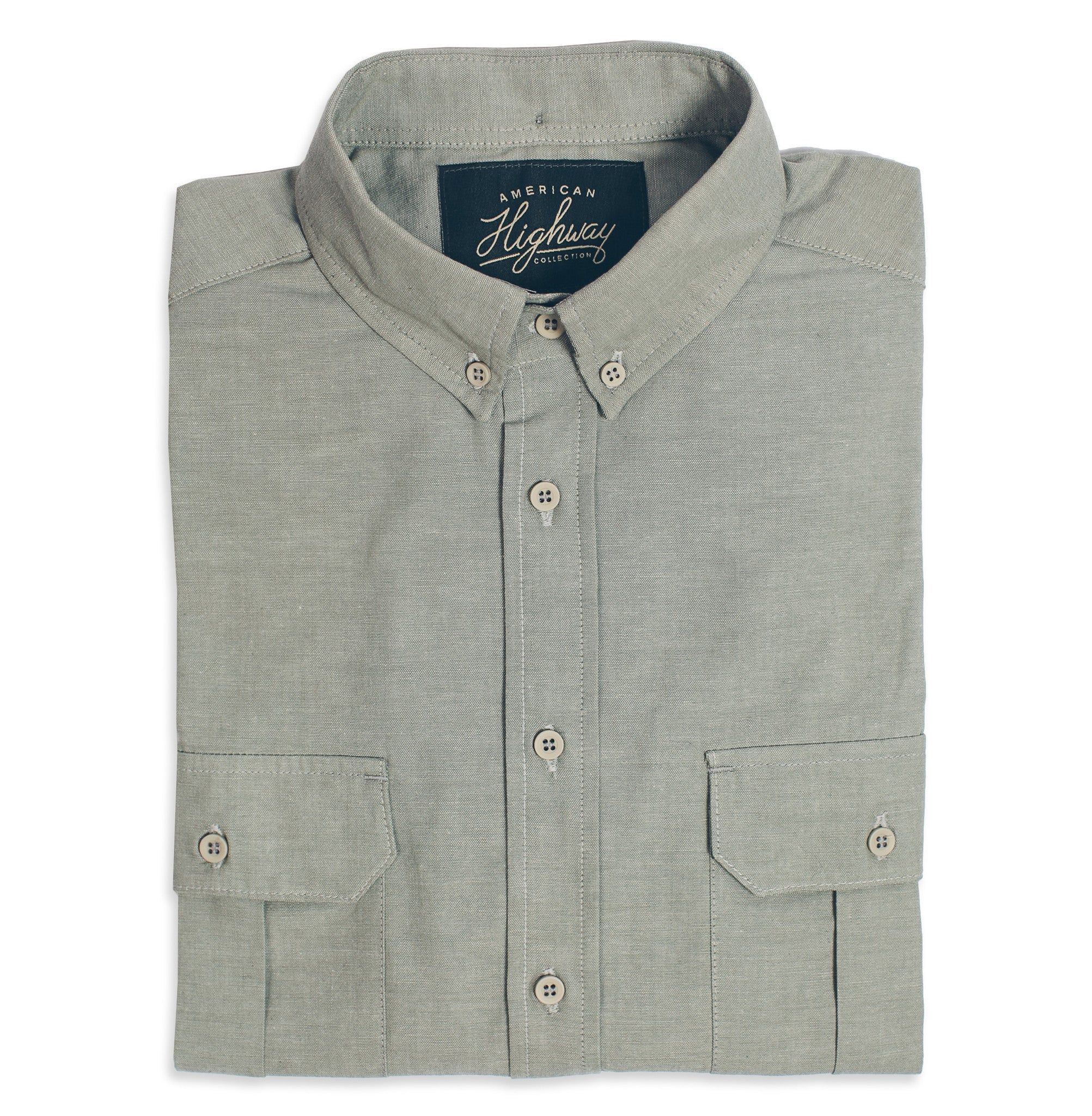 Steel Chambray Shotgun Shirt