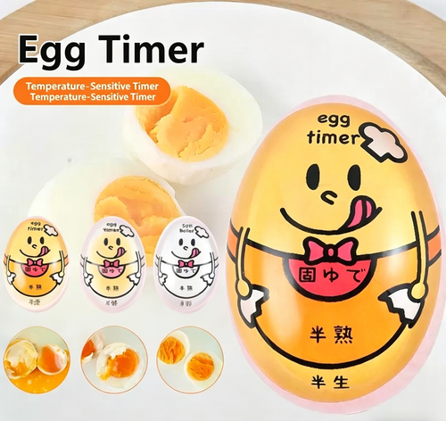 Egg-boiling Timer Kitchen Creative Egg Boiling Timer Hot Spring Egg Soft-Baked Egg Monitor Reminder Device