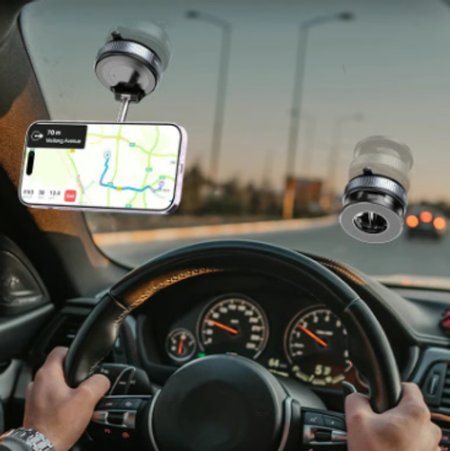 💥Retractable Car Phone Mount - 360° Magnetic Holder