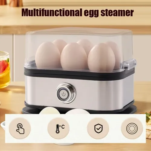 🏆Flash Sale⚡ 50K SOLD! Almost Gone 💥Effortless Egg Cooking with the Ultimate Stainless Steel Egg Cooker 🍳✨ Best gifts