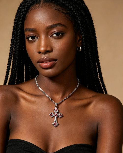 Elegant Cross Necklace Perfect Gift for Daily & Festival Occasions