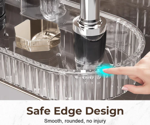 🚰 50% OFF HOT SALE 2026! ✨ Universal Removable Faucet Storage Rack - Expandable Design with Drainage Holes for Kitchen & Bathroom Organization 🛁💫