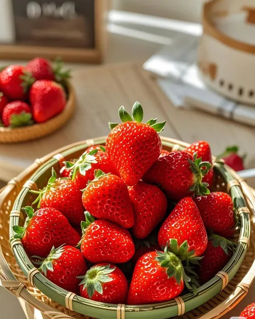 🍓Strawberry Seeds Seasonal Cream Strawberry Pot Plant Home Balcony Growing Hardy