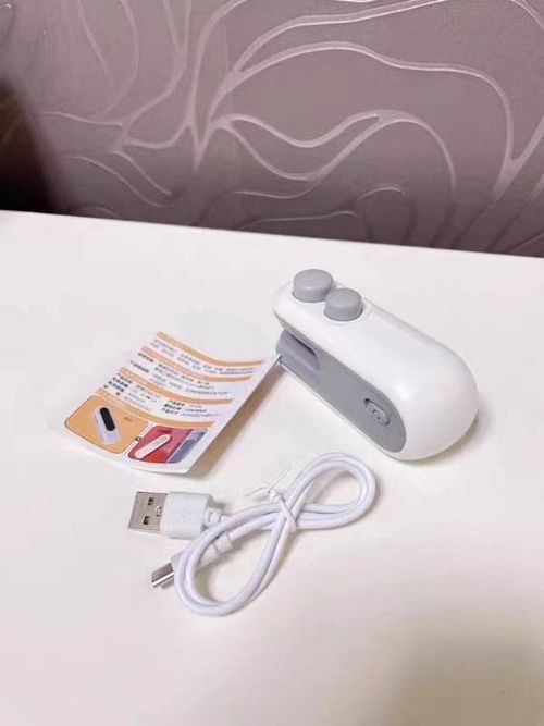 Mini USB Rechargeable Bag Sealer, 2-in-1 Heat Sealer & Cutter