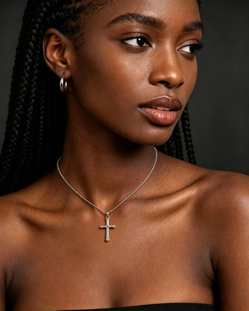 Elegant Cross Necklace Perfect Gift for Daily & Festival Occasions