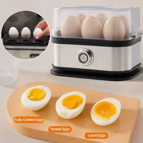 🏆Flash Sale⚡ 50K SOLD! Almost Gone 💥Effortless Egg Cooking with the Ultimate Stainless Steel Egg Cooker 🍳✨ Best gifts