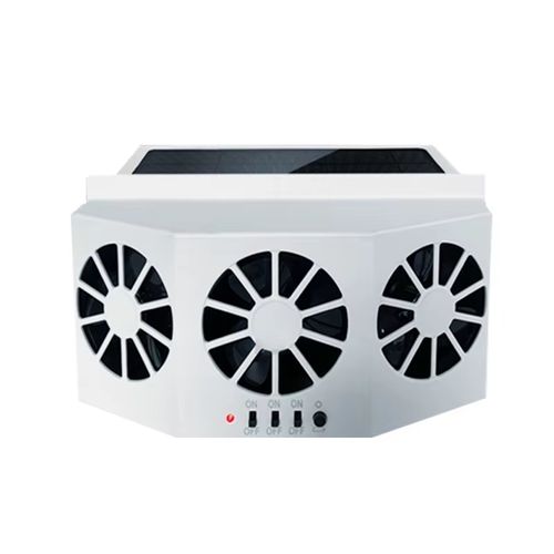 Automotive Cooling System Solar-Powered Window Exhaust Fan