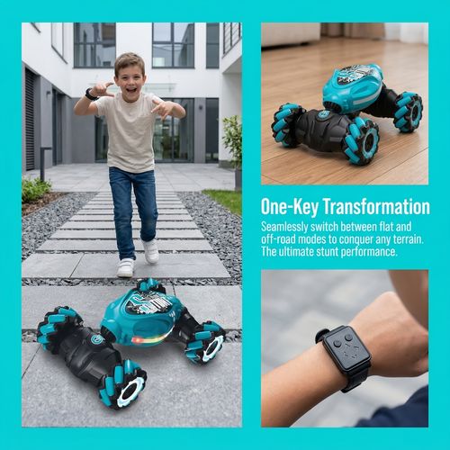 Gesture-Controlled Stunt Twisting Car