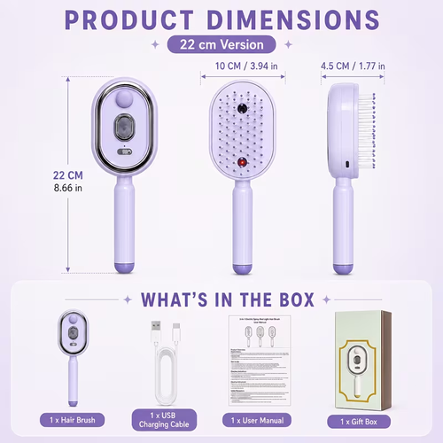 Atomizing comb
