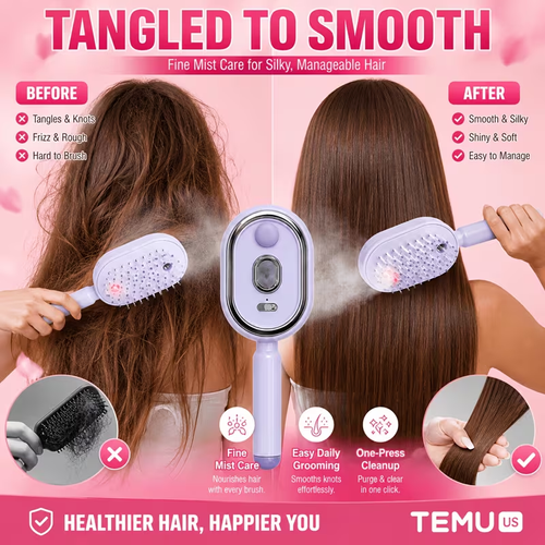 Atomizing comb