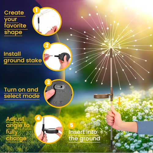 Solar Firework Lights