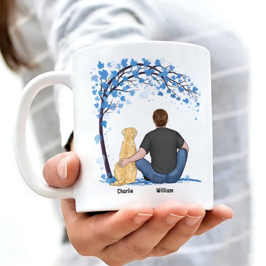 DIYTREE Eine unzerbrechliche Verbindung – Personalisierte Tasse für Hunde