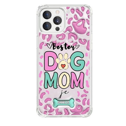 DIYTREE Niedliche beste Hundemama Individuell gestaltbare TPU-Handyhülle für iPhone